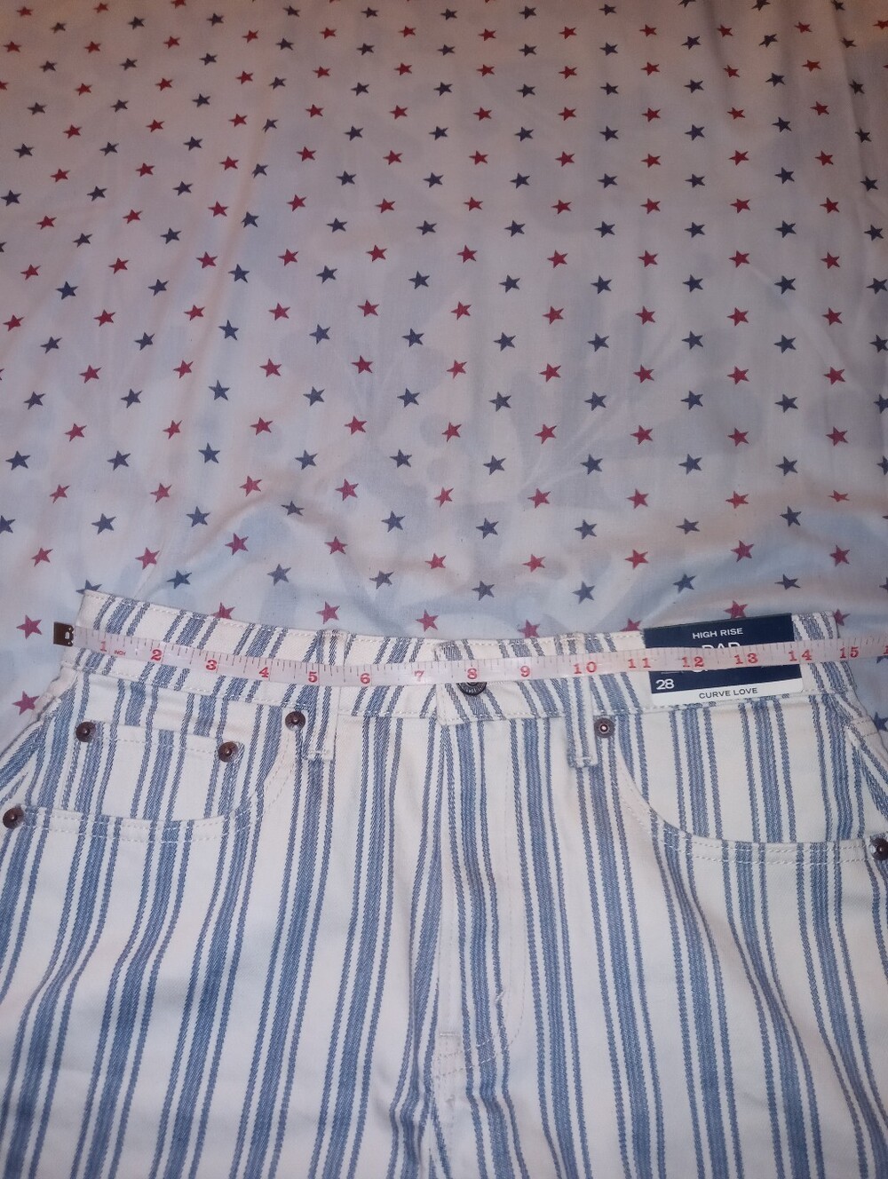 Abercrombie & Fitch Curve Love High Rise Dad Short Size 28 - Picture 7 of 16